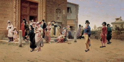 Saliendo de la iglesia de Germán Álvarez Algeciras