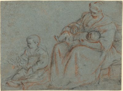 Escena doméstica de Gerolamo Bassano