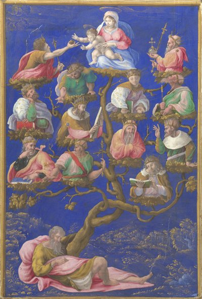 El árbol de Jesé, c.1535 de Gerolamo Genga