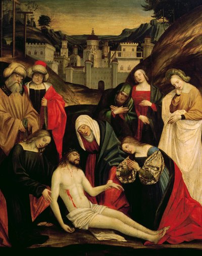 Lamentación sobre Cristo muerto de Gerolamo Giovenone