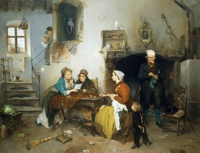 Carta del campamento de Gerolamo Induno