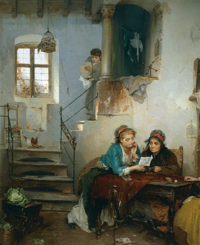 Carta del campamento de Gerolamo Induno