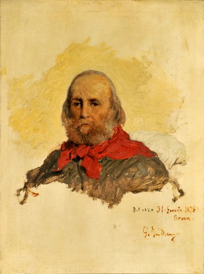 Retrato de Giuseppe Garibaldi de Gerolamo Induno