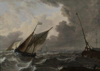 Navegar en un mar agitado de Gerrit (attr. to) Pompe