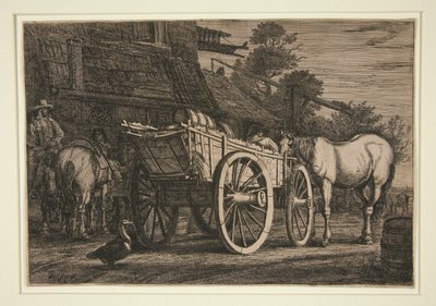 El carro de cuatro ruedas de Gerrit Claesz Bleker