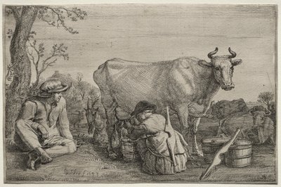 La lechera de Gerrit Claesz. Bleker