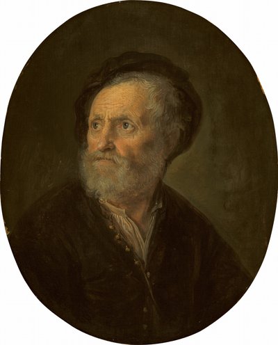 Busto de un hombre barbudo, c. 1642-1645 de Gerrit Dou