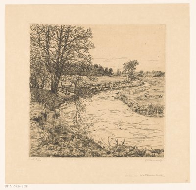 En Hattemerbeek (título original del objeto) de Gerrit Haverkamp (signed by artist)