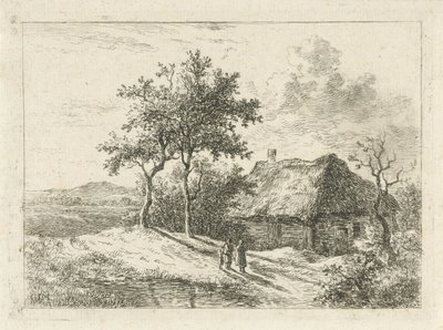 Tres figuras en una granja de Gerrit Jan Michaëlis