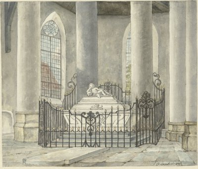 Monumento funerario de Catharina Alida van der Dussen, en una iglesia de Culemborg de Gerrit Lamberts