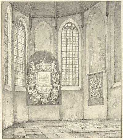 Tumba de Anthony Pieterson en la iglesia de Monster de Gerrit Lamberts