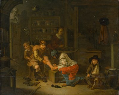 En la botica, 1656 de Gerrit Lundens