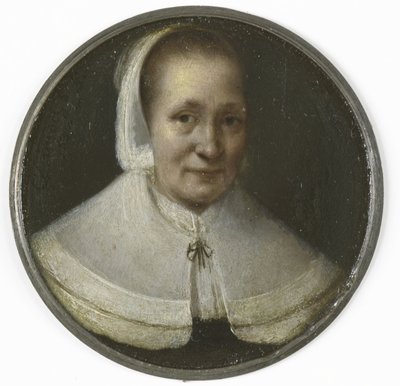 Retrato de una mujer de cincuenta años de Gerrit Lundens