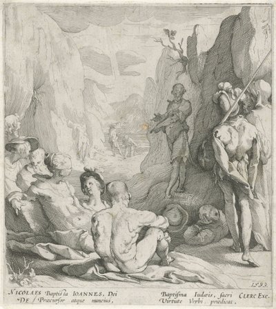 Predicación de Juan el Bautista de Gerrit Pietersz. Sweelink