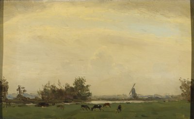 Paisaje de pradera en el Spaarne de Gerrit Willem Dijsselhof