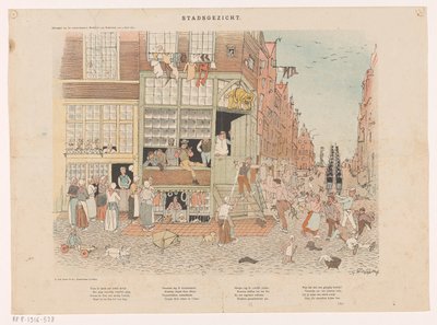 Paisaje urbano (título original del objeto) de Gerrit Willem Dijsselhof