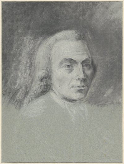 Autorretrato de Gerrit Zegelaar, con peluca de Gerrit Zegelaar
