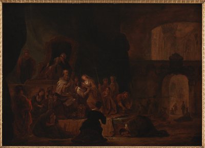 La hija de Jefté siendo llevada al altar de Gerrit de Wet