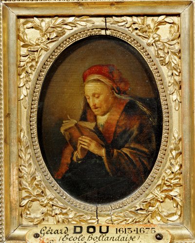 Femme agee: la mere de Rembrandt ... de Gerrit or Gerard Dou
