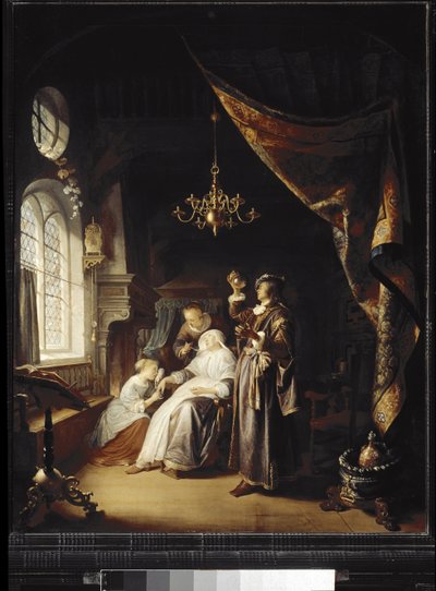 La mujer hidrópica de Gerrit Dou