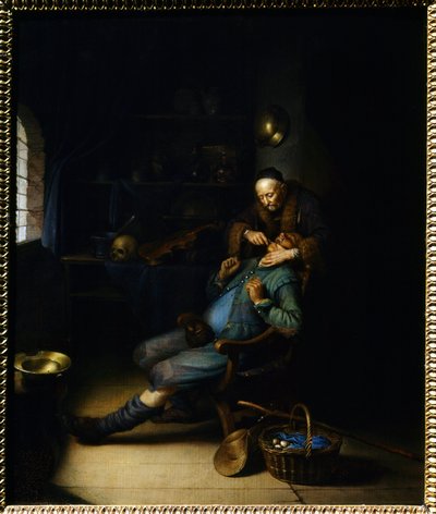 El sacamuelas de Gerrit Dou