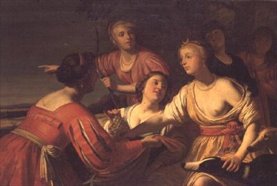 Diana y sus ninfas de Gerrit van (follower of) Honthorst