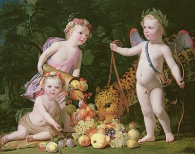 Una alegoría de la paz y la abundancia, 1629 de Gerrit van Honthorst