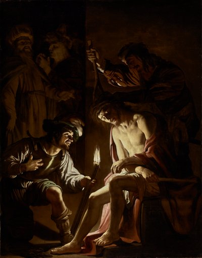 Cristo Coronado de Espinas, c.1620 de Gerrit van Honthorst