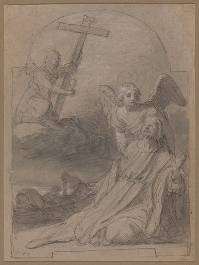 Cristo en el Jardín de los Olivos de Gerrit van Honthorst