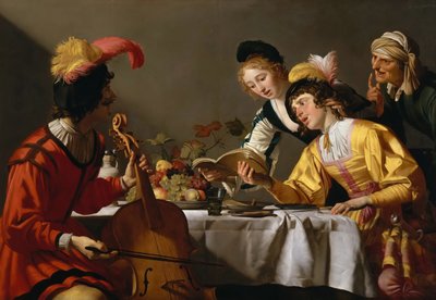 Concierto, ca 1627 de Gerrit van Honthorst