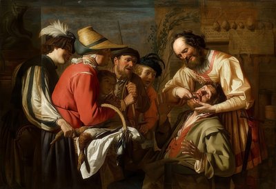 El sacamuelas. 1628(?) de Gerrit van Honthorst