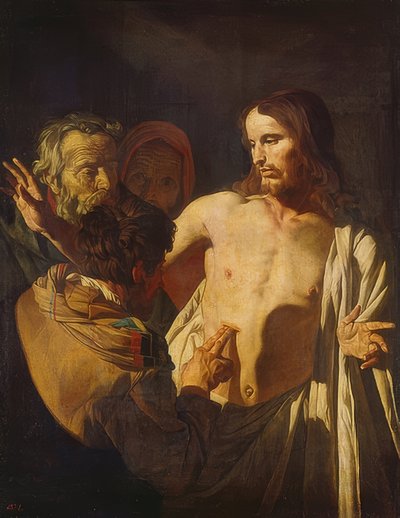 El incrédulo Tomás de Gerrit van Honthorst
