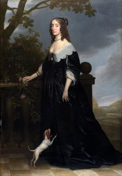 Elizabeth Stuart 1596-1662, Reina de Bohemia, 1642 de Gerrit van Honthorst