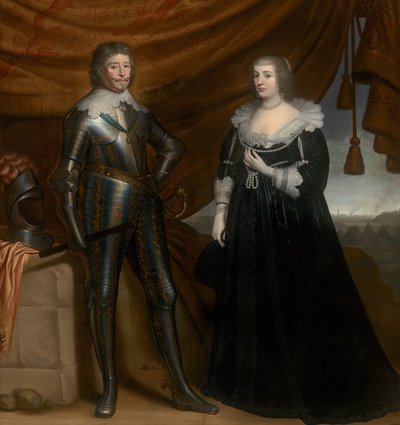 Frederik Hendrik y Amalia de Solms-Braunfels, c.1637-8 de Gerrit van Honthorst