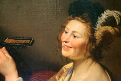 Jugador de Laúd, 1624 de Gerrit van Honthorst