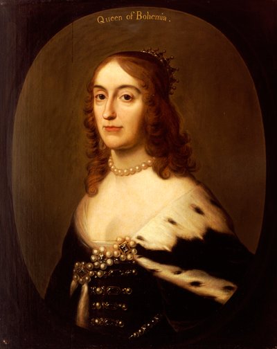 Retrato de Isabel, Reina de Bohemia de Gerrit van Honthorst