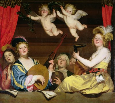 El concierto, 1624 de Gerrit van Honthorst