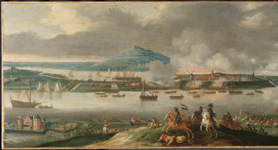 El sitio de Schenkenschans en 1636
Asedio de Schenckenschans por el príncipe Federico Enrique, abril de 1636 de Gerrit van Santen