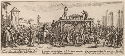 La rueda de Gerrit van Schagen after Jacques Callot