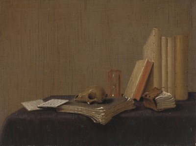 Bodegón Vanitas de Gerrit van Vucht