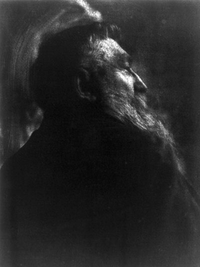 Retrato fotográfico del escultor francés Auguste Rodin de Gertrude Käsebier