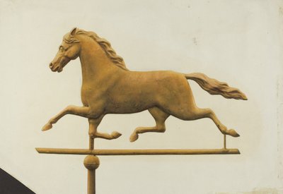 Veleta de caballo corriendo, c. 1940 de Gertrude Koch