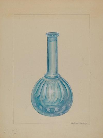 Botella de barbería, c. 1936 de Gertrude Lemberg