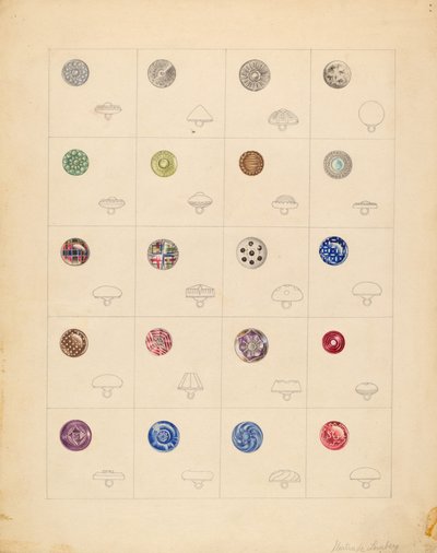 Botones, c. 1937 de Gertrude Lemberg