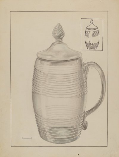 Taza Cubierta, c. 1936 de Gertrude Lemberg