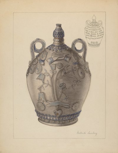 Jarra con Tapón, c. 1937 de Gertrude Lemberg