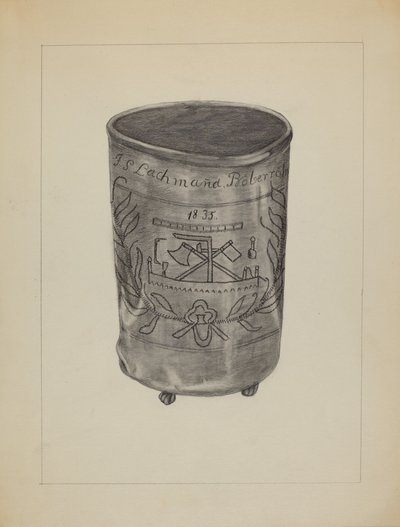 Vaso de peltre, c. 1936 de Gertrude Lemberg