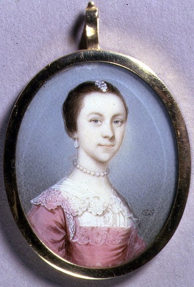 Retrato en Miniatura de Rachael Chumley, c.1749 de Gervase Spencer