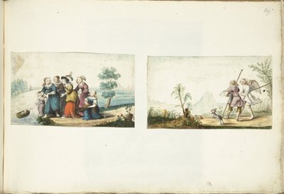 Moisés y Tobías y el Ángel de Gesina ter Borch (signed by artist)
