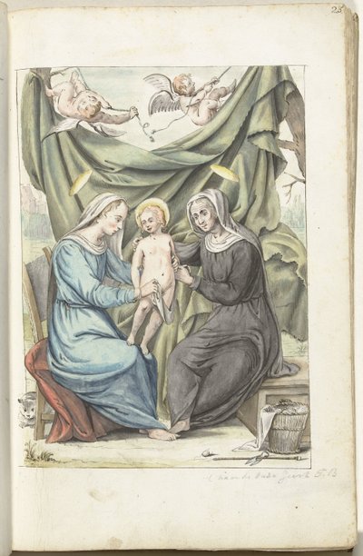 virgen con el niño y santa ana de Gesina ter Borch
